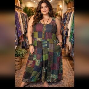 Kathmandu Multicolor Patchwork Jumpsuit